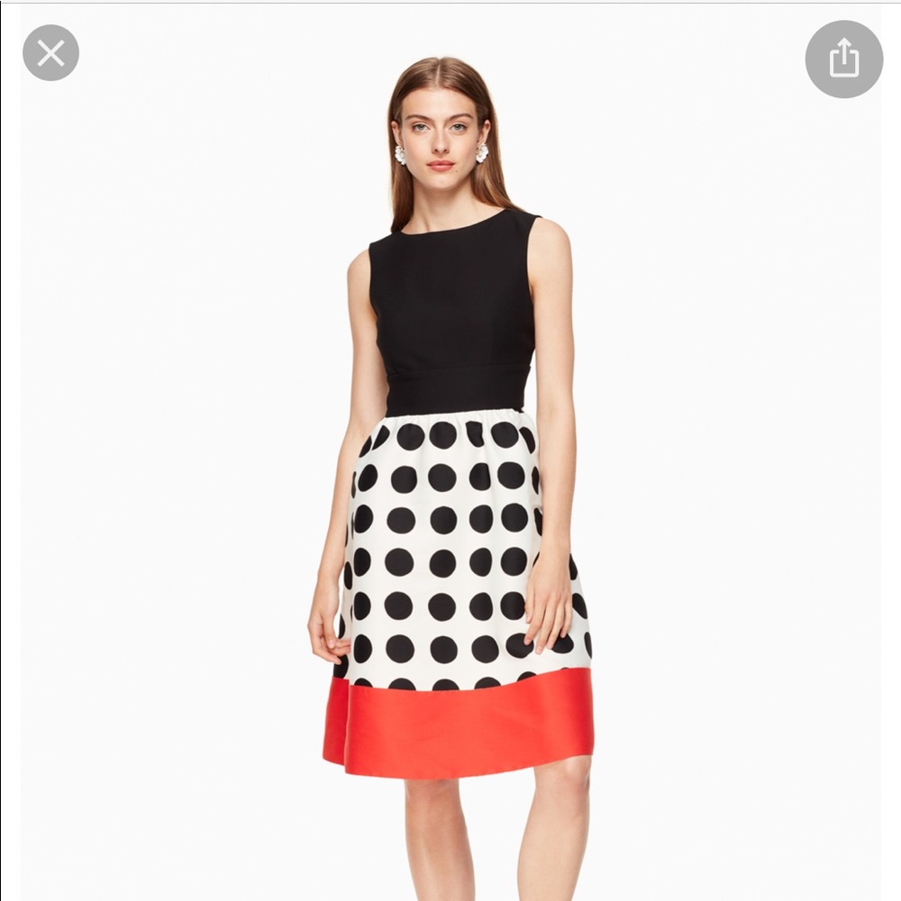Kate Spade- Grid colour block dress NWT size 00!